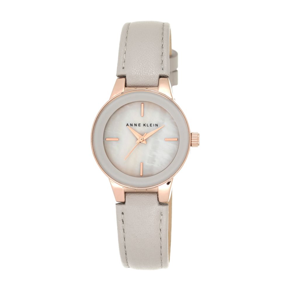 Anne Klein Watch Rose gold with Grey/Taupe Band - AK2032RGTP - Click Image to Close